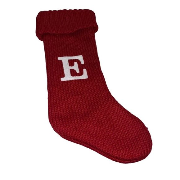 Target | Holiday | Monogram Letter E Red Knit Christmas Stocking 7 ...